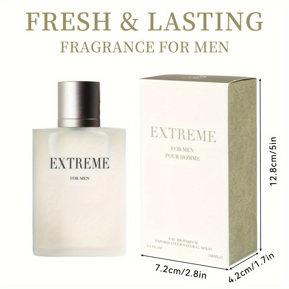 3.4 Fl Oz Men's Eau De Toilette Spray - A Aromatic Aquatic Fragrance For Men-With Lime, Lemon, Bergamot, Jasmine, Orange, Mandarin Orange And Neroli- Medium Intensity Perfume