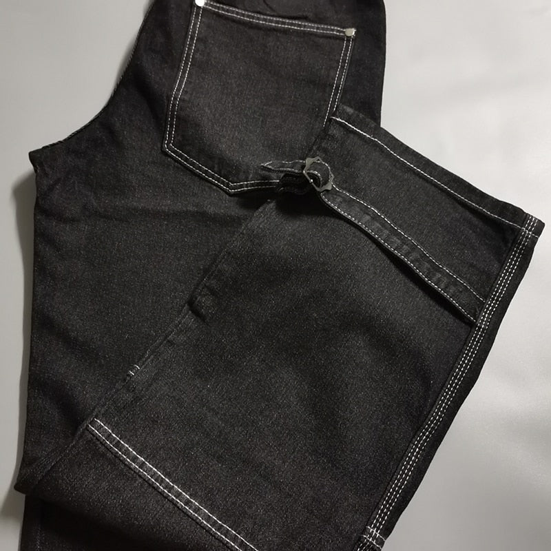 New Loose Straight Baggy Denim Pants men Wide Leg Jeans Mens 2022 Fashiong Hip Hop Streetwear men&#39;s jeans casual skateboard pant