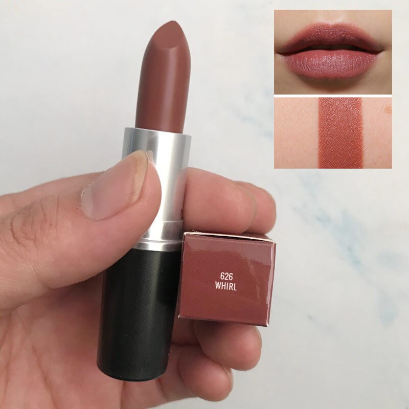 Hot Aluminum Tube Lipstick Matte Lips Makeup Waterproof Long Lasting Twig Ruby Woo Mocha Brand Makeup Top Quality