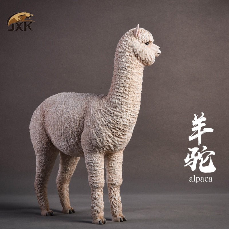 1/6 Scale Figure Scene Animal Model Resin Alpaca Static Decoration For 12&#39;&#39; Action Figure Dolls DIY Display Jxk011