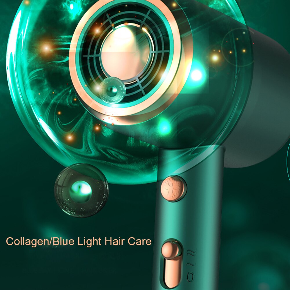Hair Dryer Professional Salon Blow  Powerful for Fast Drying Lightweight with Wind Gathering Design 2 Speed Cool Button