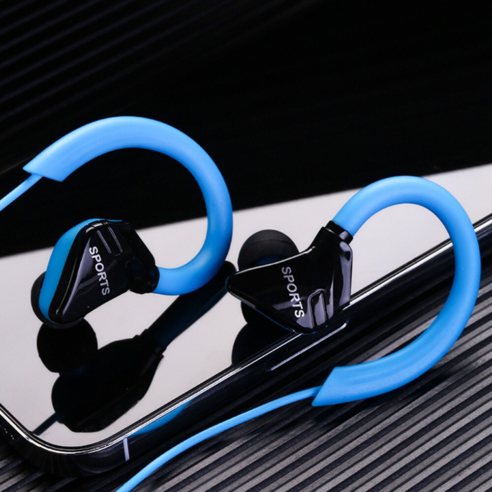 3.5mm fashion Sports wired Earphone portable Super bass stereo in-ear earphones gaming headset for music with microphones 1.2m