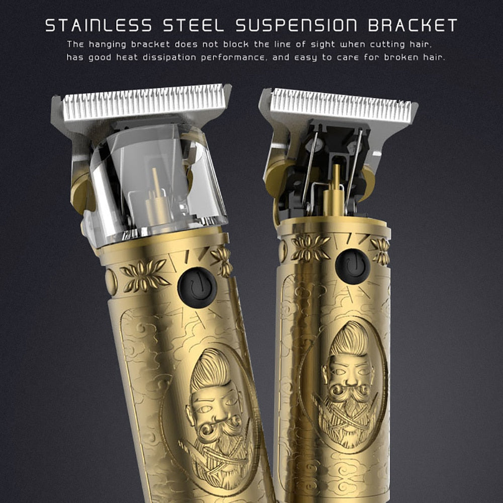 USB Rechargeable Hair Clippers Baldheaded Quality Electric  Trimmer Men Barber  Cutting Machine Cordless Shaver