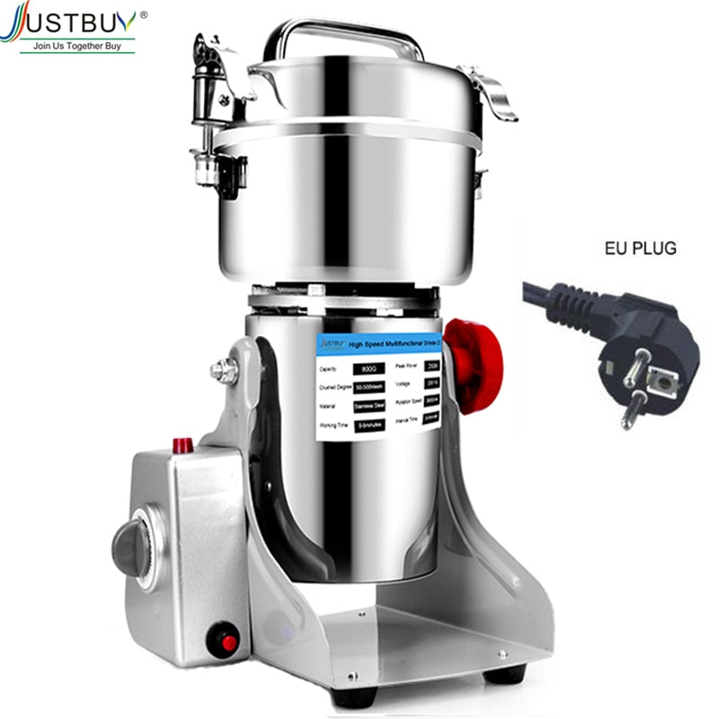 220V EU/UK Plug Good Quality Dry Food Herb Coffee Grinder Spices Mill Medicine Wheat