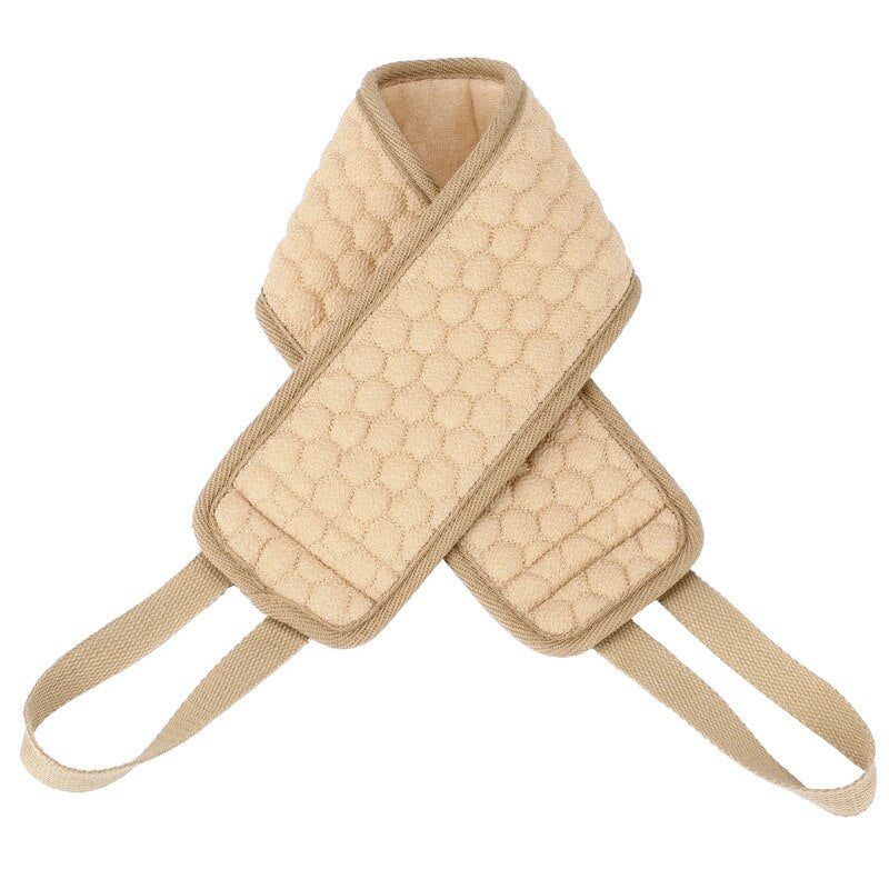 Shower Exfoliating Back Scrubber Bath Belt Towel Ball Glove Deep Mud Clean Korean Body Washcloth Japanese Rear Scrub Pull Strap