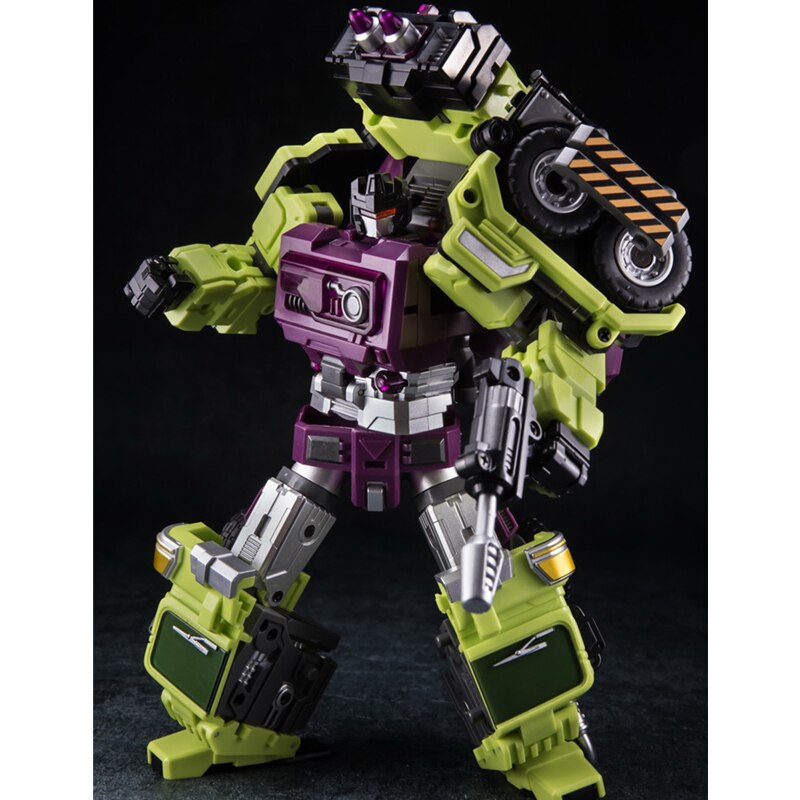 Collectible Figure Transformation G1 Combiner Devastator Hook Mixer Track Bonecrusher Scavenger DB Robot  GT 01 Action Figure