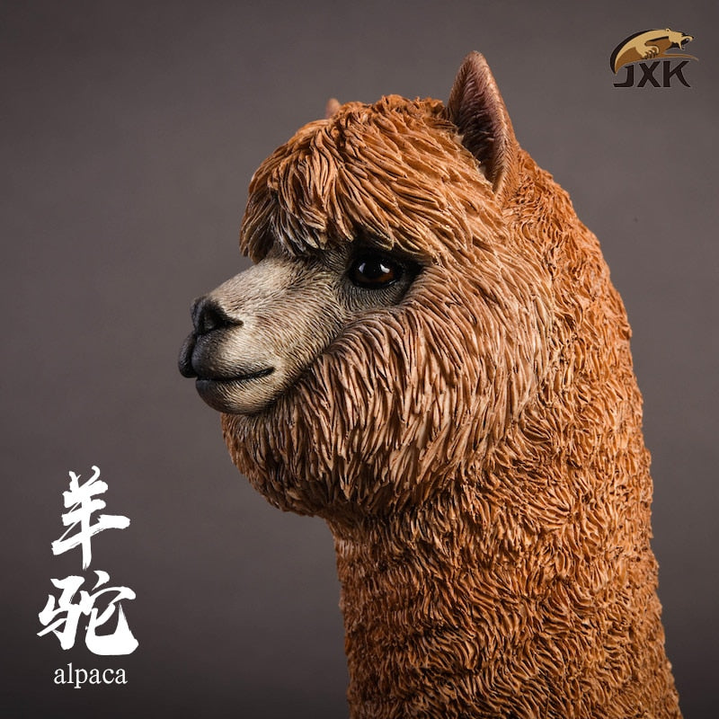 1/6 Scale Figure Scene Animal Model Resin Alpaca Static Decoration For 12&#39;&#39; Action Figure Dolls DIY Display Jxk011