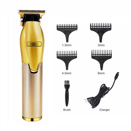 Professional Hair Trimmers T Blade  Clippers Barber Rechargeable Beard Shaver for Men Cordless  Cutting cut Machines