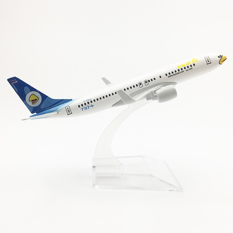 16cm Nok Air Thailand Thai Nok Boeing 737 B737 Airlines Plane Model Alloy Metal Diecast Model Airplanes Aircraft Collection Gift