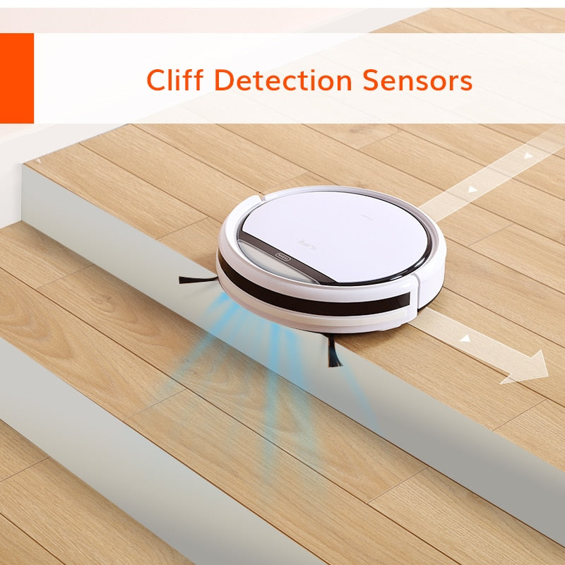 ILIFE V3s Pro Robot  ,Large Dust box,Automatic Recharge,Remote-control ,Intelligent Gyroscope Planning Path