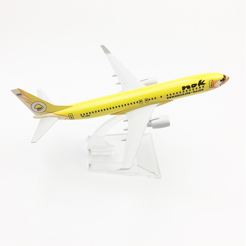 16cm Nok Air Thailand Thai Nok Boeing 737 B737 Airlines Plane Model Alloy Metal Diecast Model Airplanes Aircraft Collection Gift