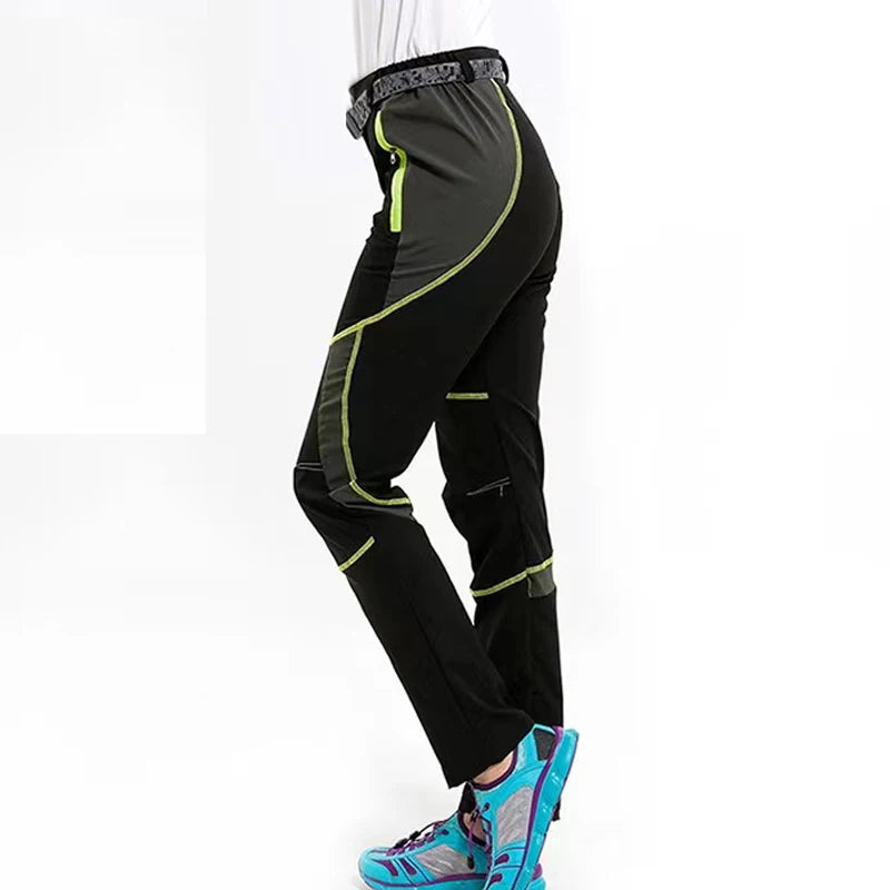 2023 Women Patchwork Hiking Pants Summer Thin Elastic Breathable Quick Dry Fishing Camping Cycling Outdoor Sports Men Trousers