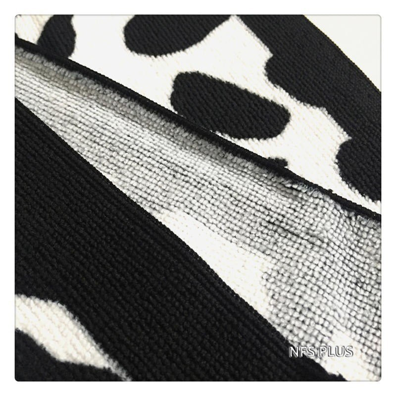 Leopard Print Microfiber Beach Towel 80x180cm and 70x140cm Quick Dry Super Soft Absorbent Sports Travel Bath Towel for Adults