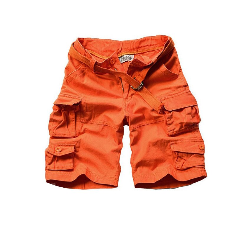 New fashion vintage Men Shorts Military Style Army Camouflage Cargo Shorts plus belt