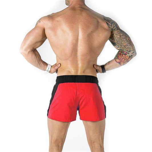 Mens Summer Fitness Shorts Fashion Compression Fast drying Gyms Bodybuilding Joggers Shorts Slim Fit clothing Sweat Short Pants