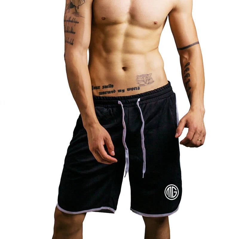 Muscleguys Gyms Shorts Mens Bodybuilding Clothing fitness Men Sporting Weight Lifting Workout Joggers Shorts With Pocket