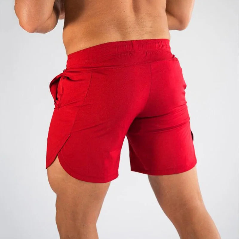 Muscleguys Men's Board Shorts Sexy Beach Bermuda Wear Sea Short Men Gym Shorts quick dry Joggers Sweatpants Fitness Shorts