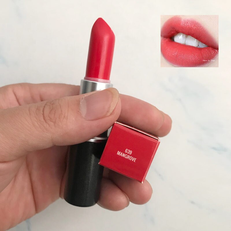 Hot Aluminum Tube Lipstick Matte Lips Makeup Waterproof Long Lasting Twig Ruby Woo Mocha Brand Makeup Top Quality
