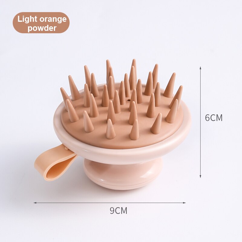 Silicone Head Body Scalp Massage Brush Silicone Shampoo Brush Hair Washing Comb Shower Brush Bath SPA Massage Brush Hair Brush