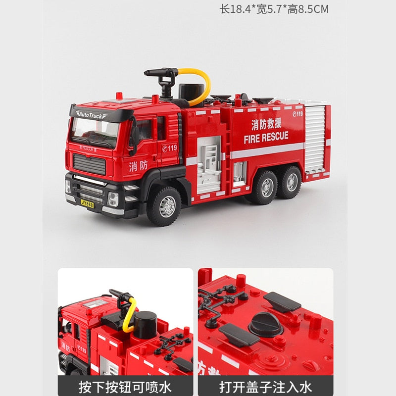1/50 Scale Kids Toys Alloy Diecast Tractor Construction Vehicle Truck Car Model Toys