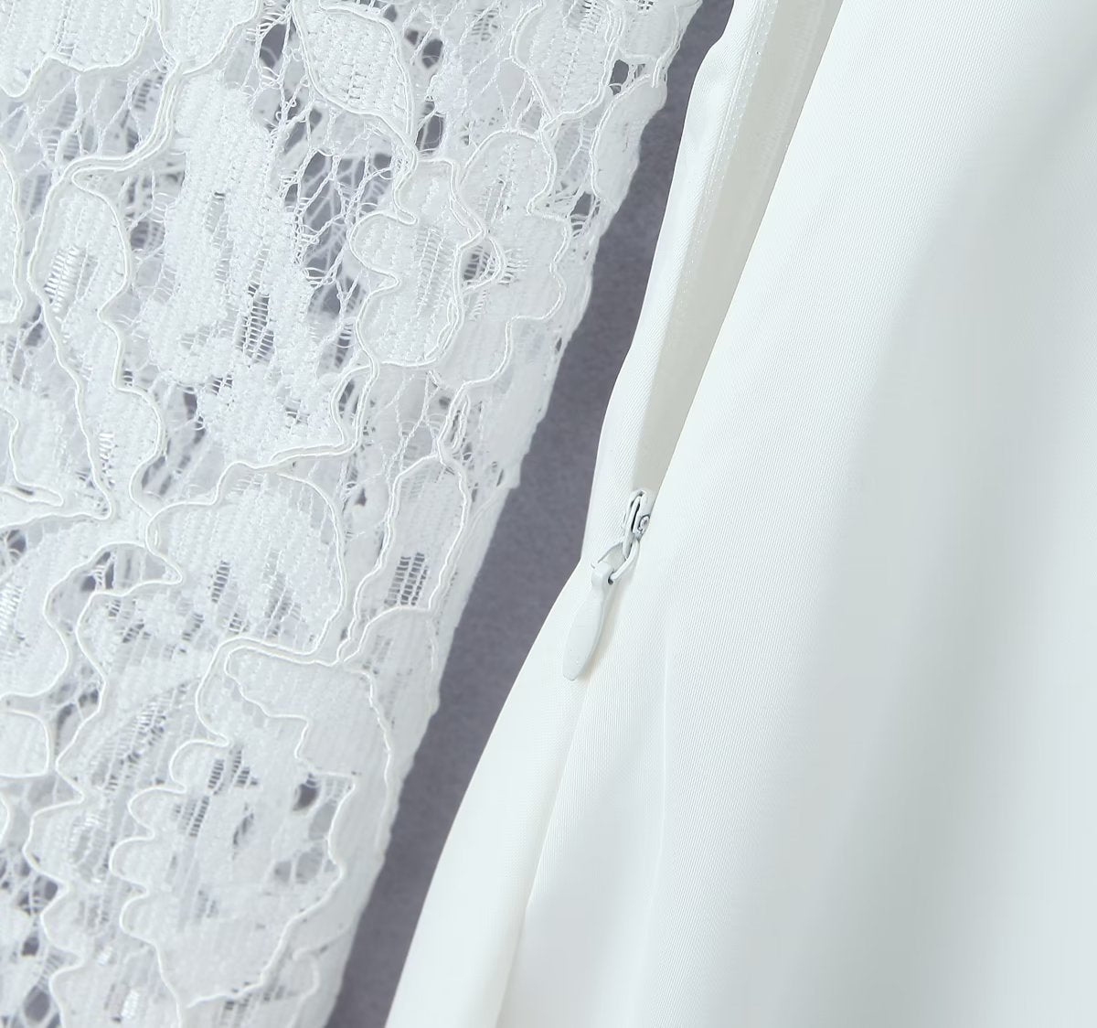 Sexy Lace Sleeve Slim Looking Dress Backless Lace up