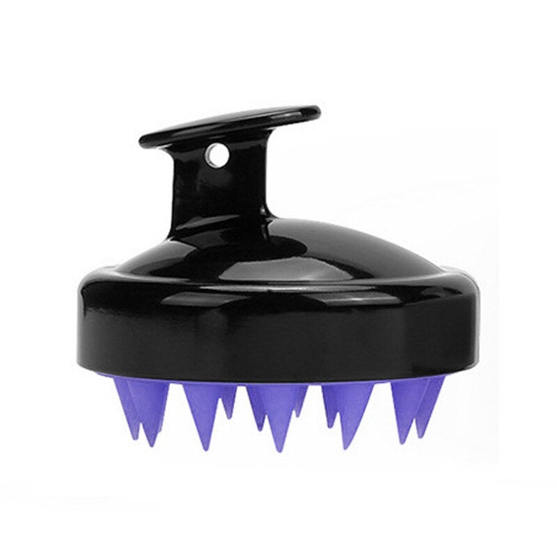 Silicone Head Body To Wash Clean Care Hair Root Itching Scalp Massage Comb Shower Brush Bath Spa Anti-Dandruff Shampoo
