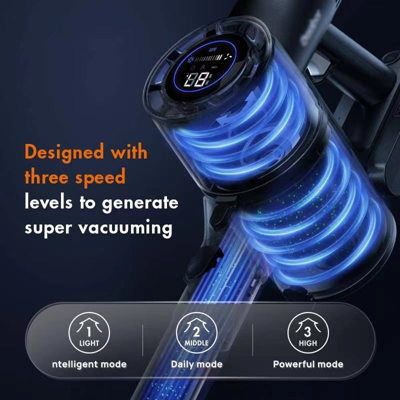 V15 Wireless Vacuum Cleaner 28kPa 330W Power Household Vacuum Cleaner Vertical Vacuum Cleaner Handheld Sweeper Mopping Machine