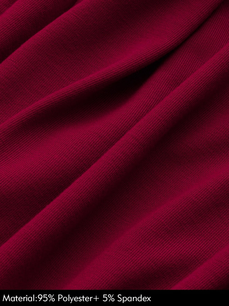 Nice-Forever Autumn Women Classy Contrast Color Patchwork Dresses Casual Party Elegant Flare Dress A320