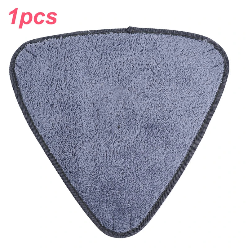 1/10pcs Triangle Microfiber Mop Pads Large Glass Microfiber Sweeping CleaningCloth Dust Mop Replacement Head Pads Clean Tool