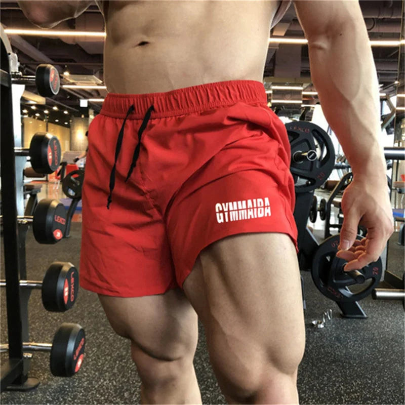 2023 NEW Summer zipper pocket fashion Joggers Shorts men Bodybuilding Fitness Quick-dry Sport Short Pants men brand Beach Shorts