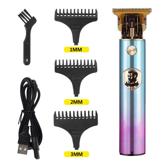 Direct Charge Hair Trimmer For Men Rechargeable Shaver Beard Barber Hair Electric T9 Cutting Machine Digital Display LCD Fader