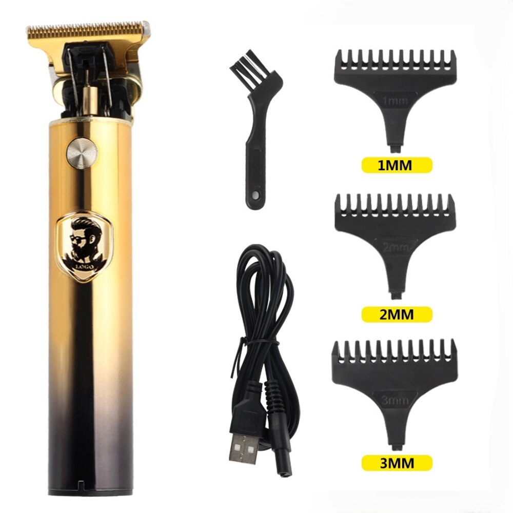 Direct Charge Hair Trimmer For Men Rechargeable Shaver Beard Barber Hair Electric T9 Cutting Machine Digital Display LCD Fader