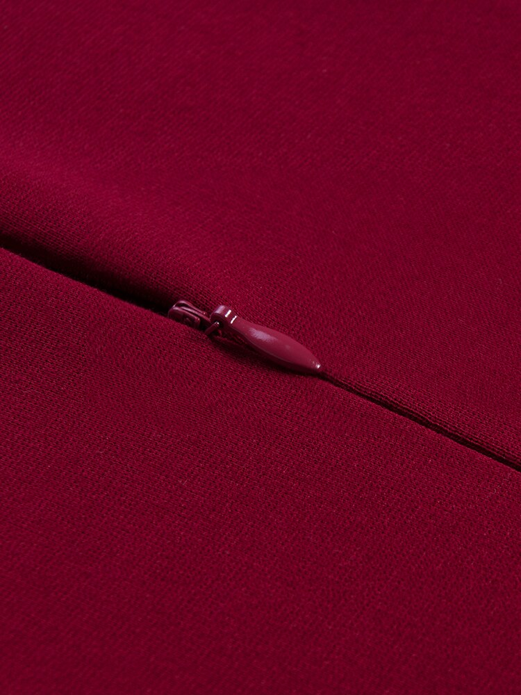 Nice-Forever Autumn Women Fashion Cold Shoulder Patchwork Dresses Casual Party Elegant Bodycon Slim Dress B739