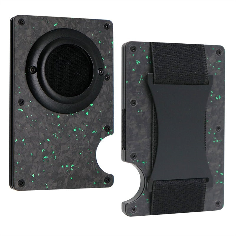Airtag Apple Card Holder Rfid Aluminum Case Metal Wallet Credit ID Men Slim Business Cardholder Cash Strap Air Tag Carbon Fiber