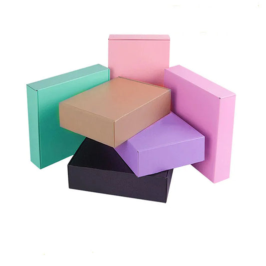 5/10 pieces/DIY color packaging carton small gift box DIY gift packaging box jewelry packaging bag 15 sizes can be customized