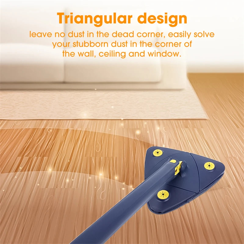 1/10pcs Triangle Microfiber Mop Pads Large Glass Microfiber Sweeping CleaningCloth Dust Mop Replacement Head Pads Clean Tool