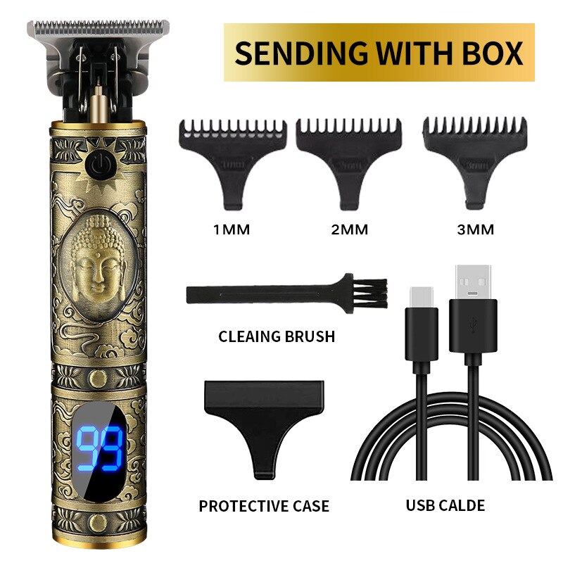 New T9 Electric Hair Clipper Hair Trimmer Professional Shaver Beard Barber Shop Men Hair Cutting Machine For Men Haircut Style