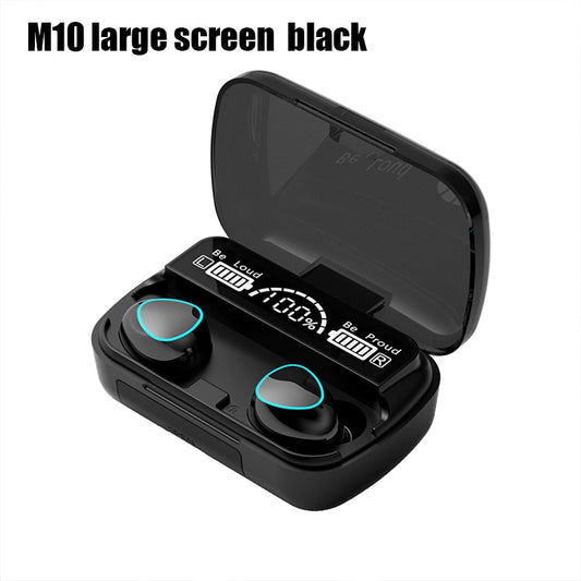 TWS M10 Wireless Bluetooth 5.1 Earphones 2000mA Portable Mini Power Bank Wireless Bluetooth Game Music Earphones for iPhone