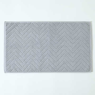 Thick Cotton Bathroom Doormat Entrance Door Mats 45x75CM Absorbent Feet Clean Terry Towel Rug 380G Heavy Anti-Slip Floor Carpet