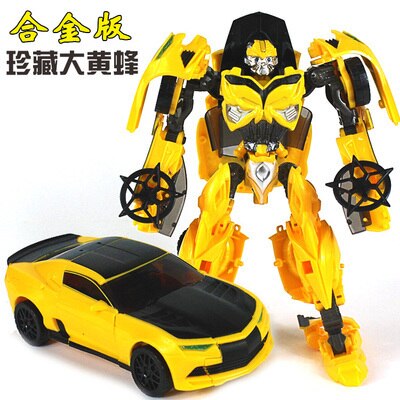 Megaman Transformers Leader&#39;s Challenge Alloy Megatron Optimus Prime Bumblebee Drift Crossbolt Iron Fist Steel Cable Kids Gift