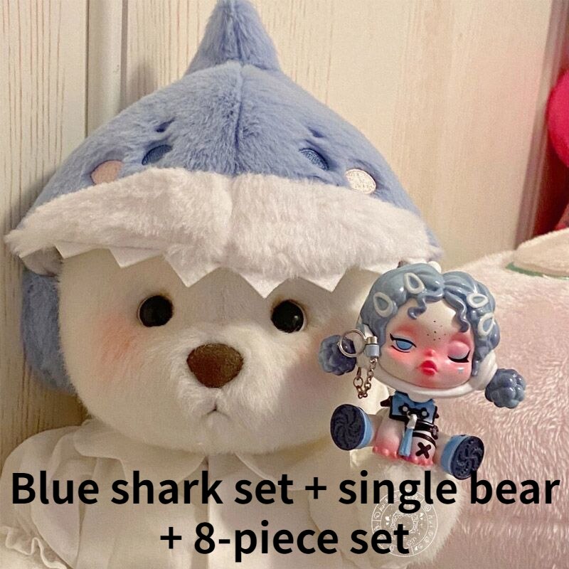 30cm Lina Bear Doll Big Baby Cute Plush Toys Lovely Clothes Bear Dolls Gifts for Girls Children Kids Birthday Christmas Gift