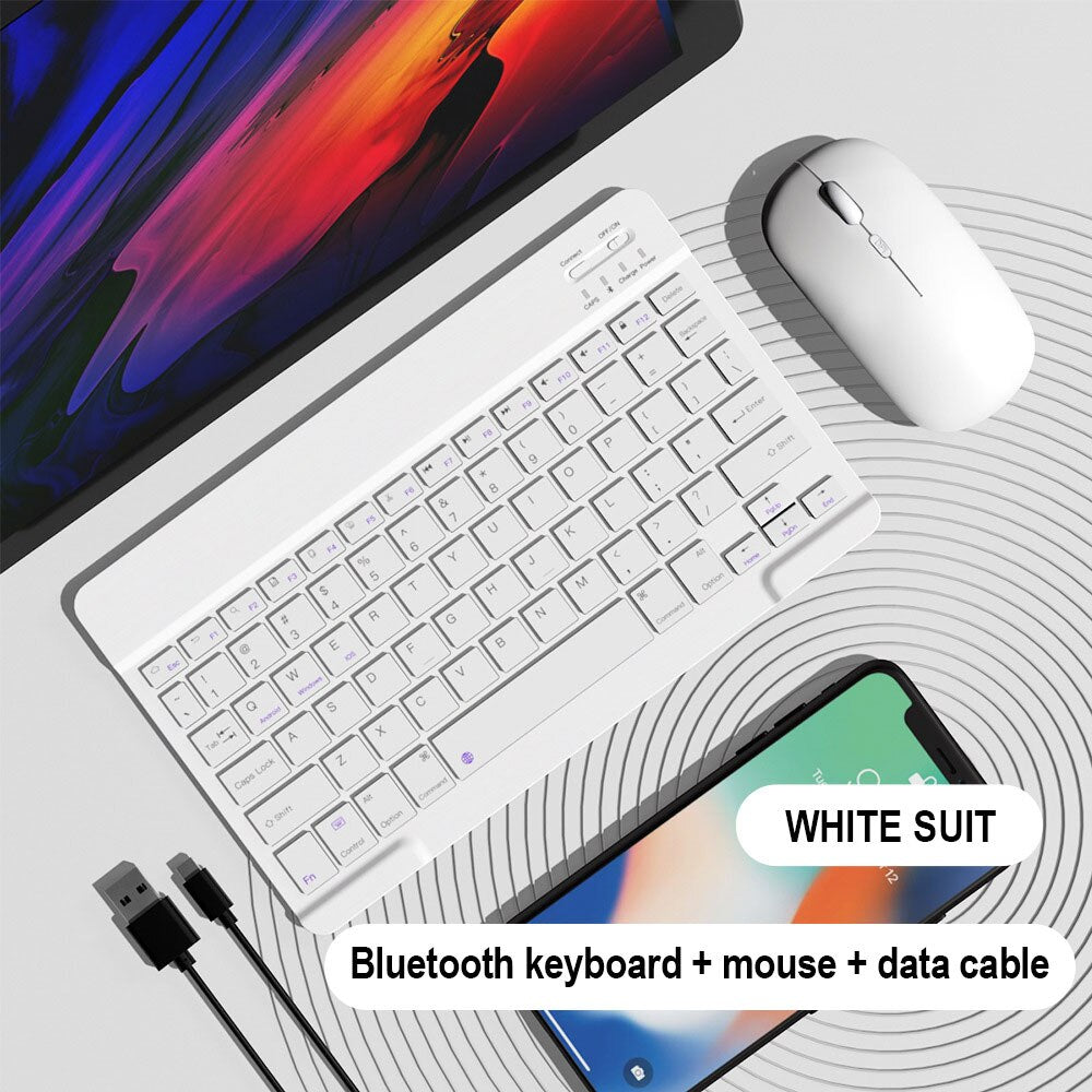 Keyboard and Mouse Combo For iPad Xiaomi Samsung Huawei Tablet Android IOS Windows Wireless Bluetooth Keyboard For Phone iPad