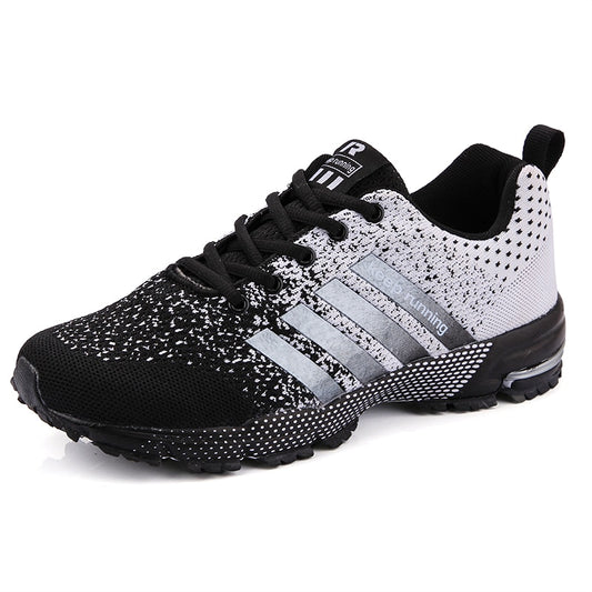 Running Shoes Breathable Outdoor Sports Shoes Lightweight Lace-UP Sneakers for Women Comfortable Athletic Men Training Footwear