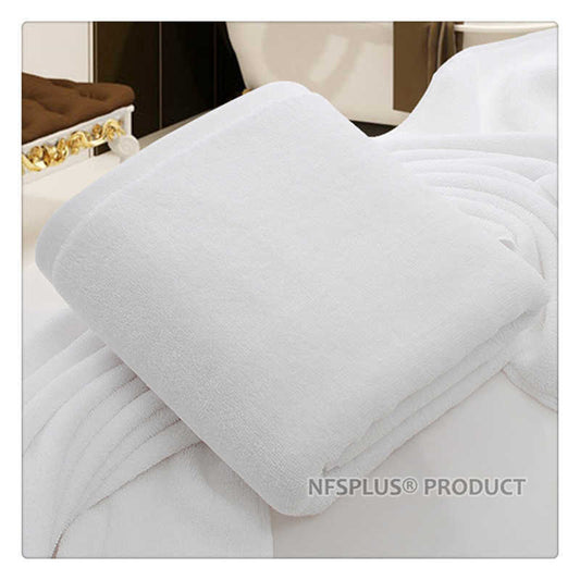 100% Cotton Bathroom Face Towel White Terry Washcloth Thick Heavy For Travel Beach Sports SPA Gym 34x75cm Hand Towels For Adults