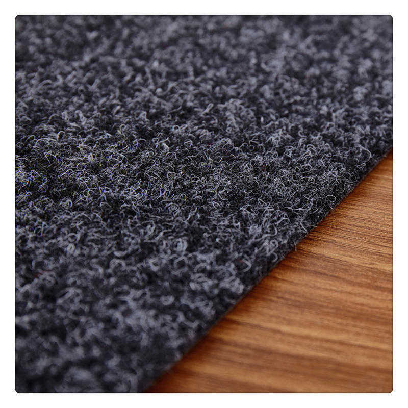 Home Deocorative Doormat Front Door Mat Outdoor Indoor Black Coffee Polyester Fiber Anti-Slip Floor Mat Carpet Shoes Clean Mats