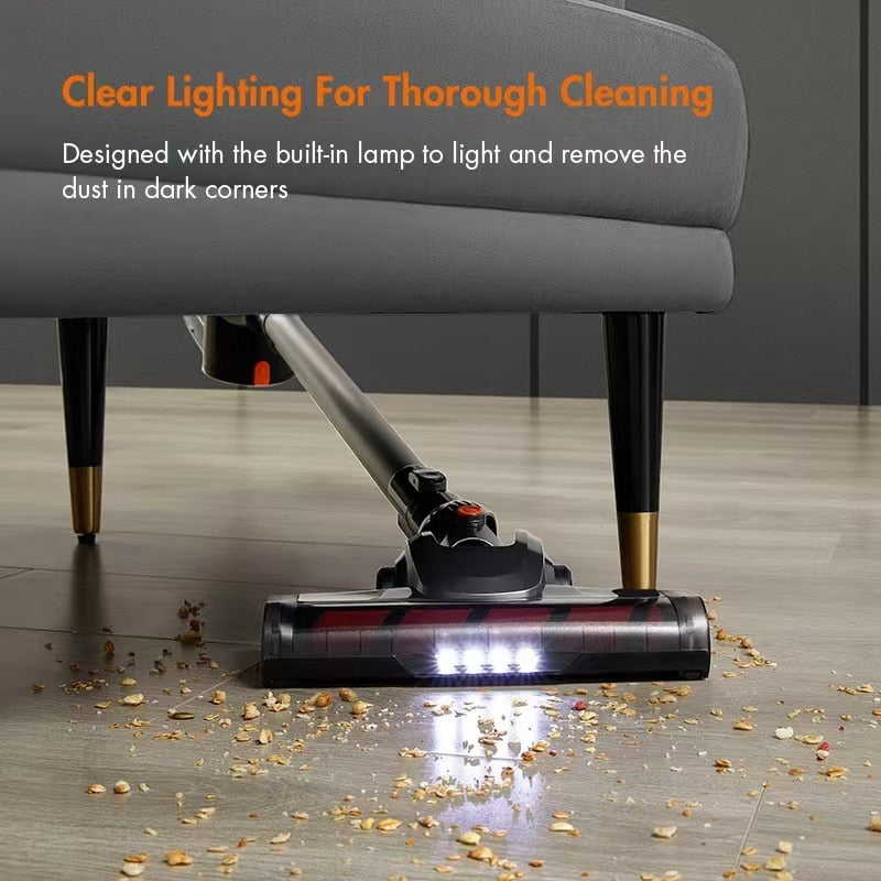 V15 Wireless Vacuum Cleaner 28kPa 330W Power Household Vacuum Cleaner Vertical Vacuum Cleaner Handheld Sweeper Mopping Machine