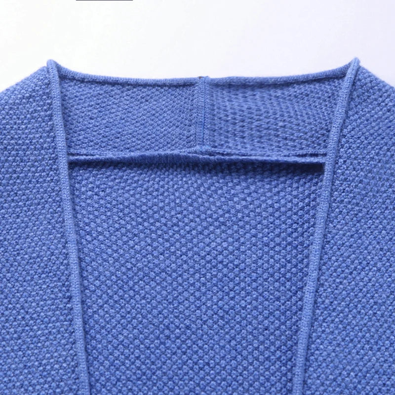 Knitted Cardigan for Men's Casual Comfortable and Versatile At Home Men's Knitted Cardigan