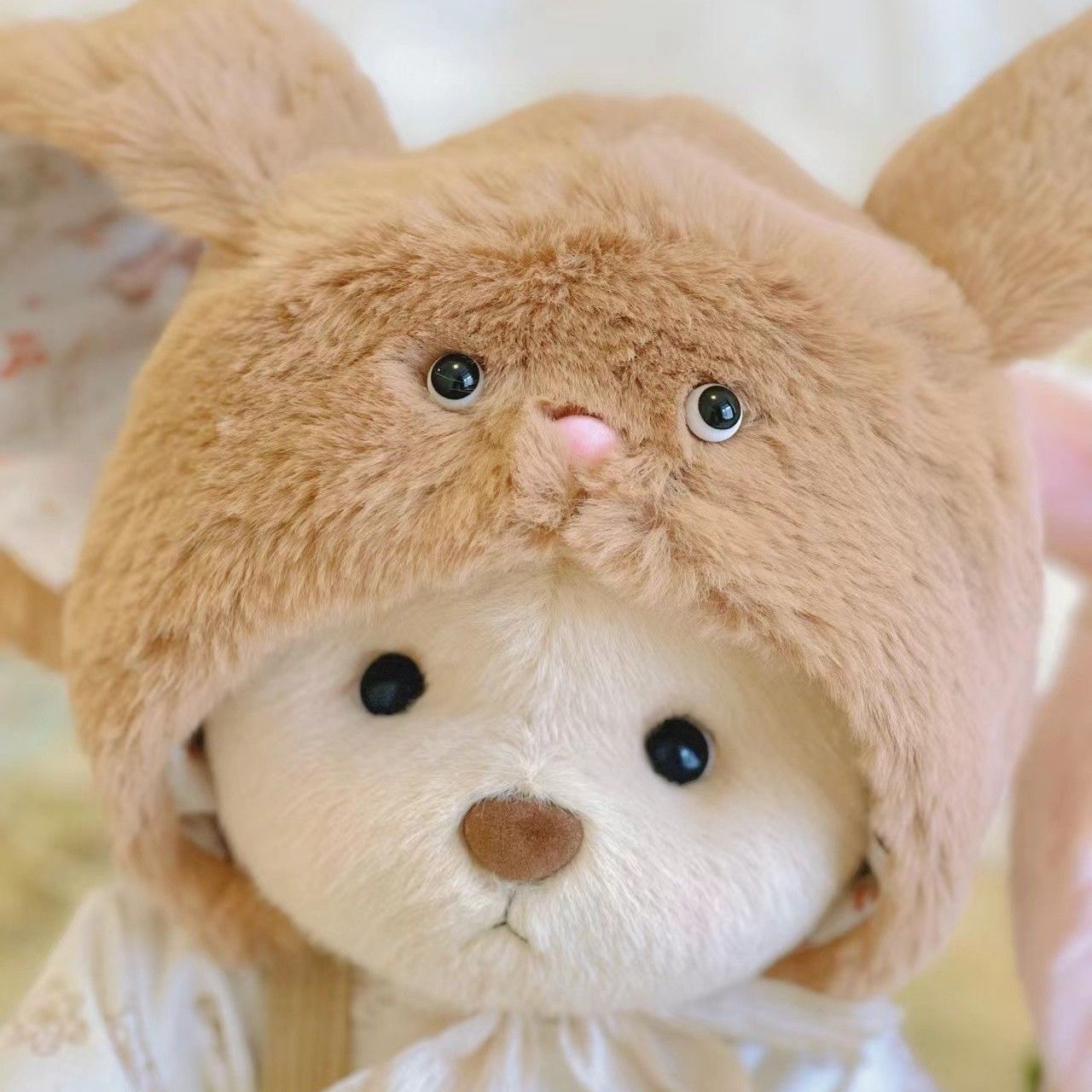 30cm Lina Bear Doll Big Baby Cute Plush Toys Lovely Clothes Bear Dolls Gifts for Girls Children Kids Birthday Christmas Gift
