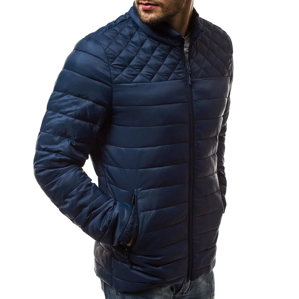 2023 Winter Men's Jacket Fleece Plush Thicken Coat Outdoor Zipper Jacket Casual Street Style Outwear Lightweight Male Clothing