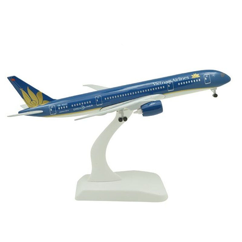 20CM Airplanes Boeing B747 B787 Airbus A350 A320 Airlines Plane Models Aircraft Toys With Landing Gear Kids Gifts Collection